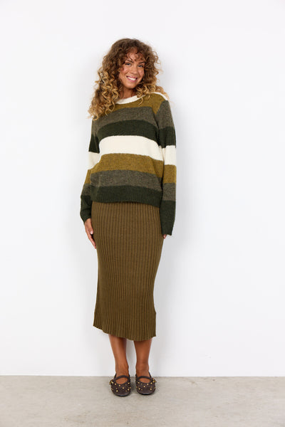 SC-ILENE 3 Pullover Mørkegrøn