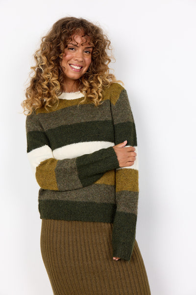 SC-ILENE 3 Pullover Mørkegrøn