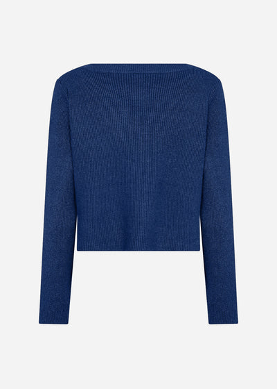 SC-KANITA 26 Cardigan Mørk blå