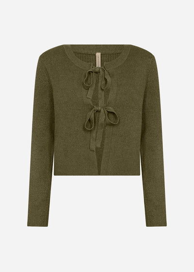 SC-KANITA 26 Cardigan Mørkegrøn