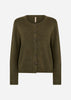 SC-ORLEAN 2 Cardigan Mørkegrøn