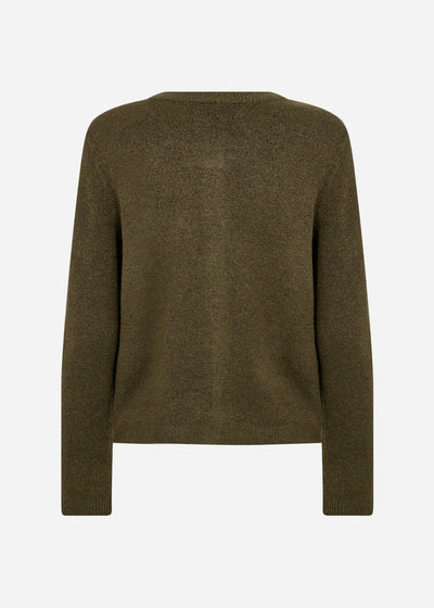 SC-ORLEAN 2 Cardigan Mørkegrøn