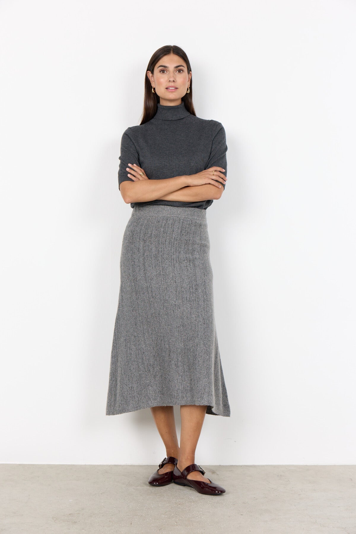 SC-DOLLIE 740 Pullover Mørk grå