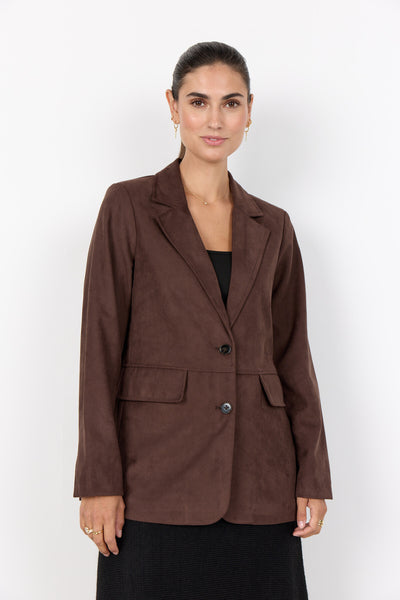 SC-VESNA 2 Blazer Mørk brun