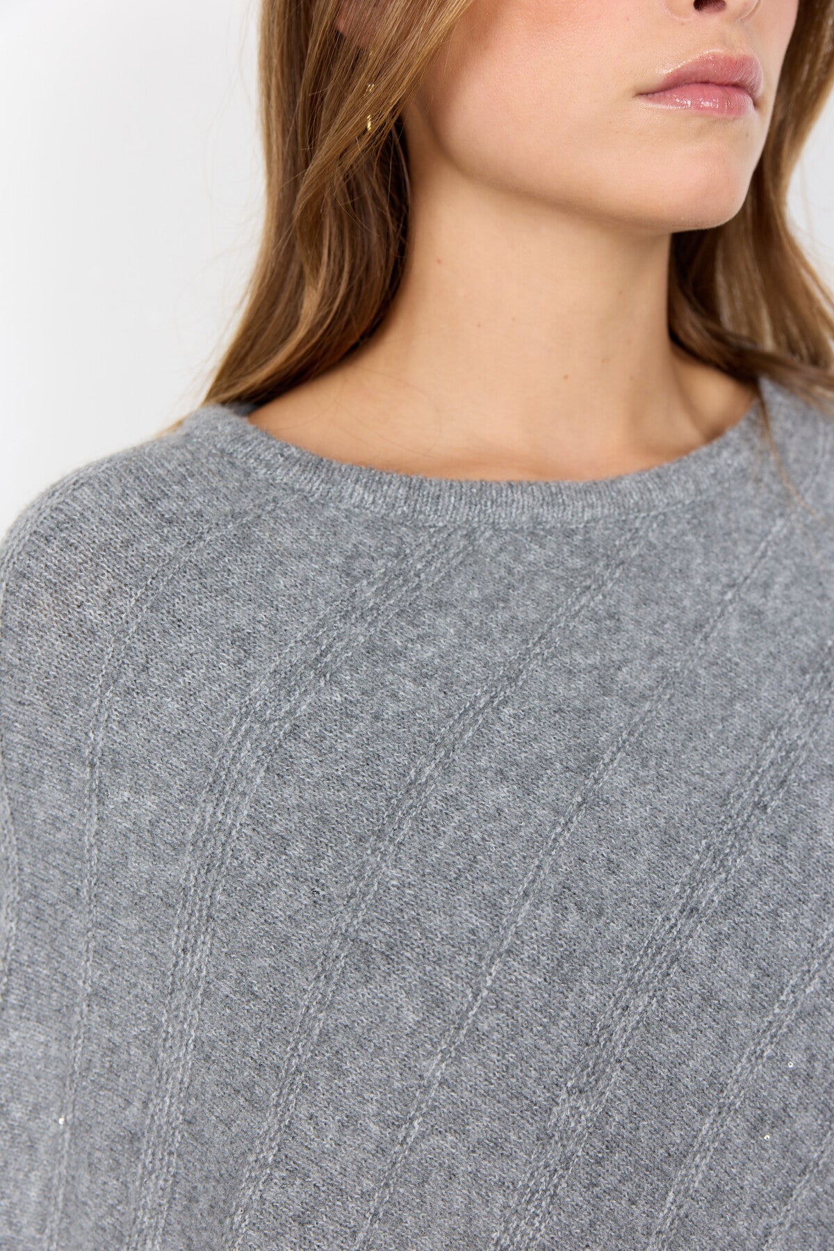 SC-AJNA 1 Poncho Grå