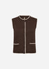 SC-DOLLIE 792 Vest Mørk brun