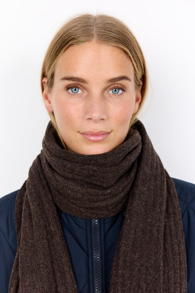 SC-SELANA 5 Tørklæde Mørk brun