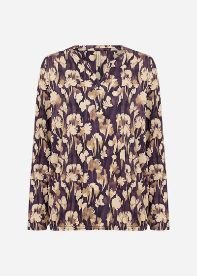 SC-FELICITY AOP 525 Bluse Lilla