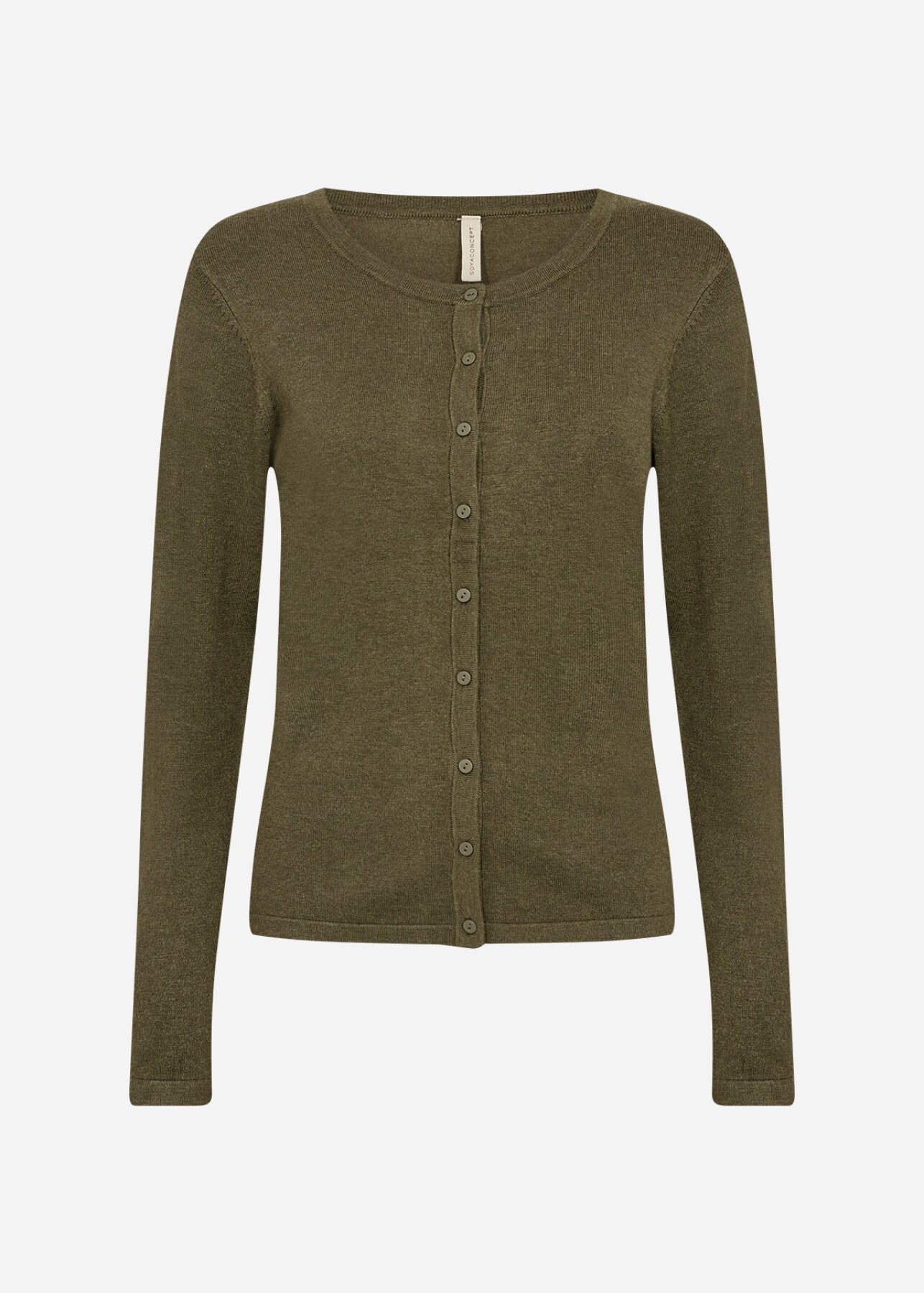 SC-DOLLIE 446 Cardigan Mørkegrøn