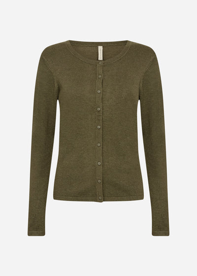 SC-DOLLIE 446 Cardigan Mørkegrøn
