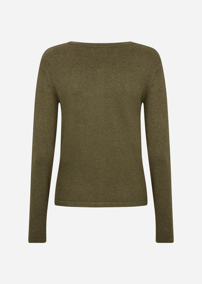 SC-DOLLIE 446 Cardigan Mørkegrøn