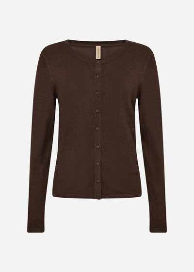 SC-DOLLIE 446 Cardigan Mørk brun