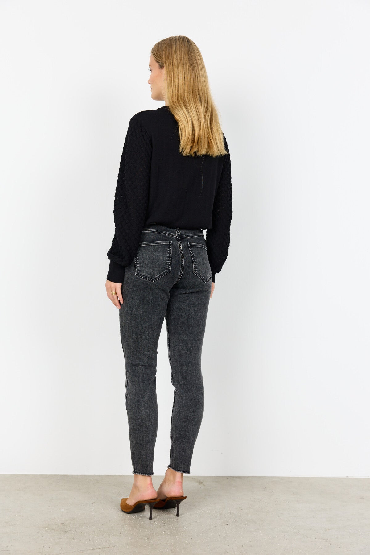 SC-NADIRA 1-B Jeans Mørk grå