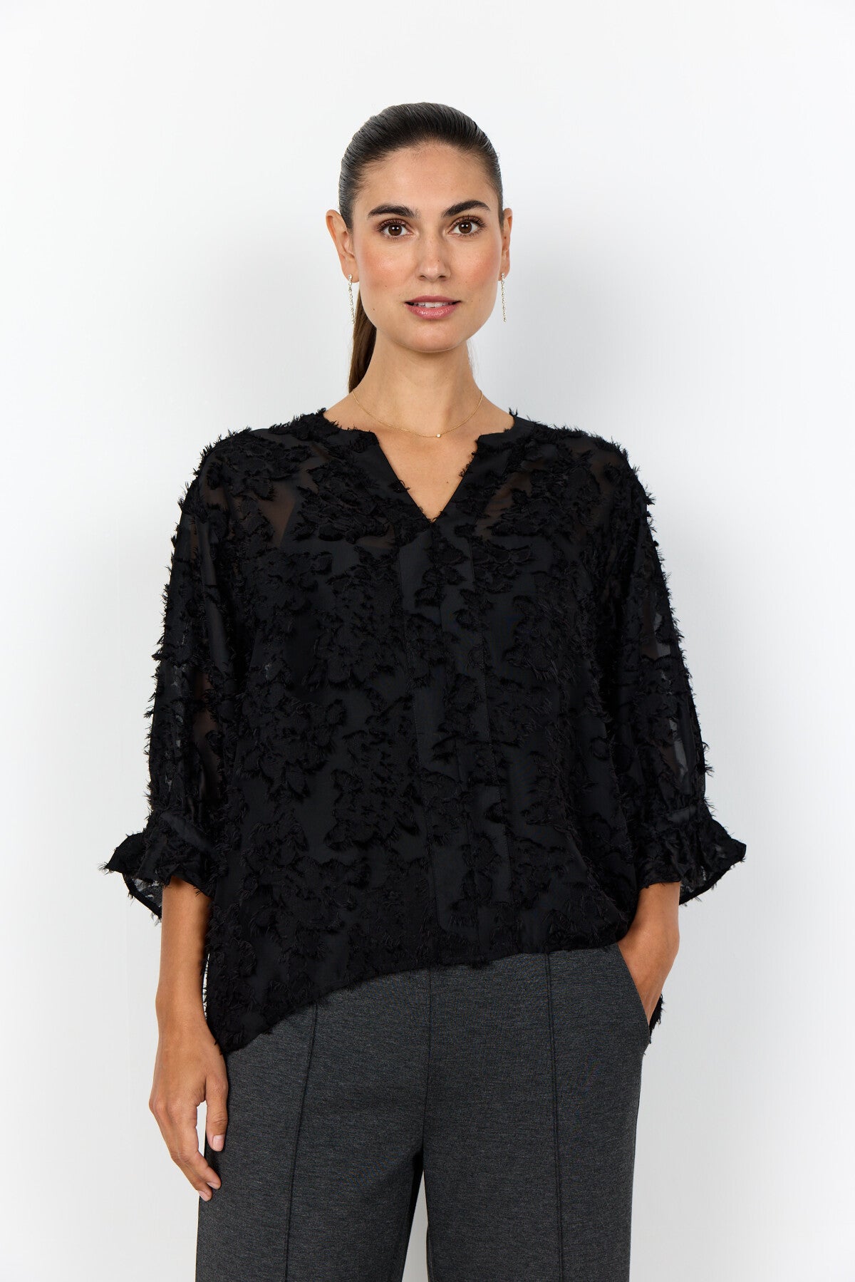 SC-ALTHEA 1 Bluse Sort