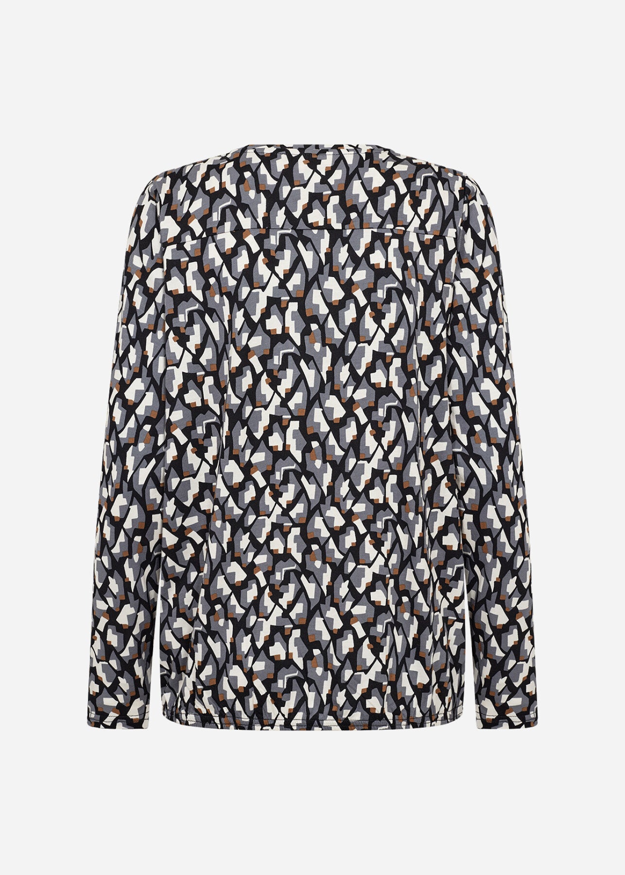 SC-FELICITY AOP 527 Bluse Sort