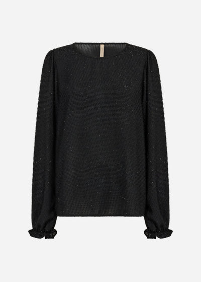 SC-ALINEA 1 Bluse Sort