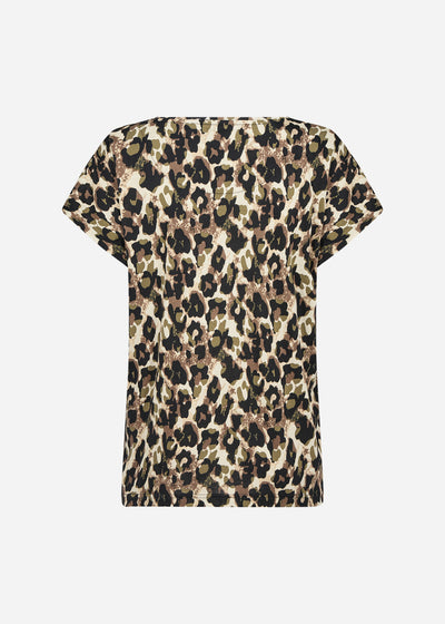 SC-FELICITY AOP 515 T-shirt Oliven