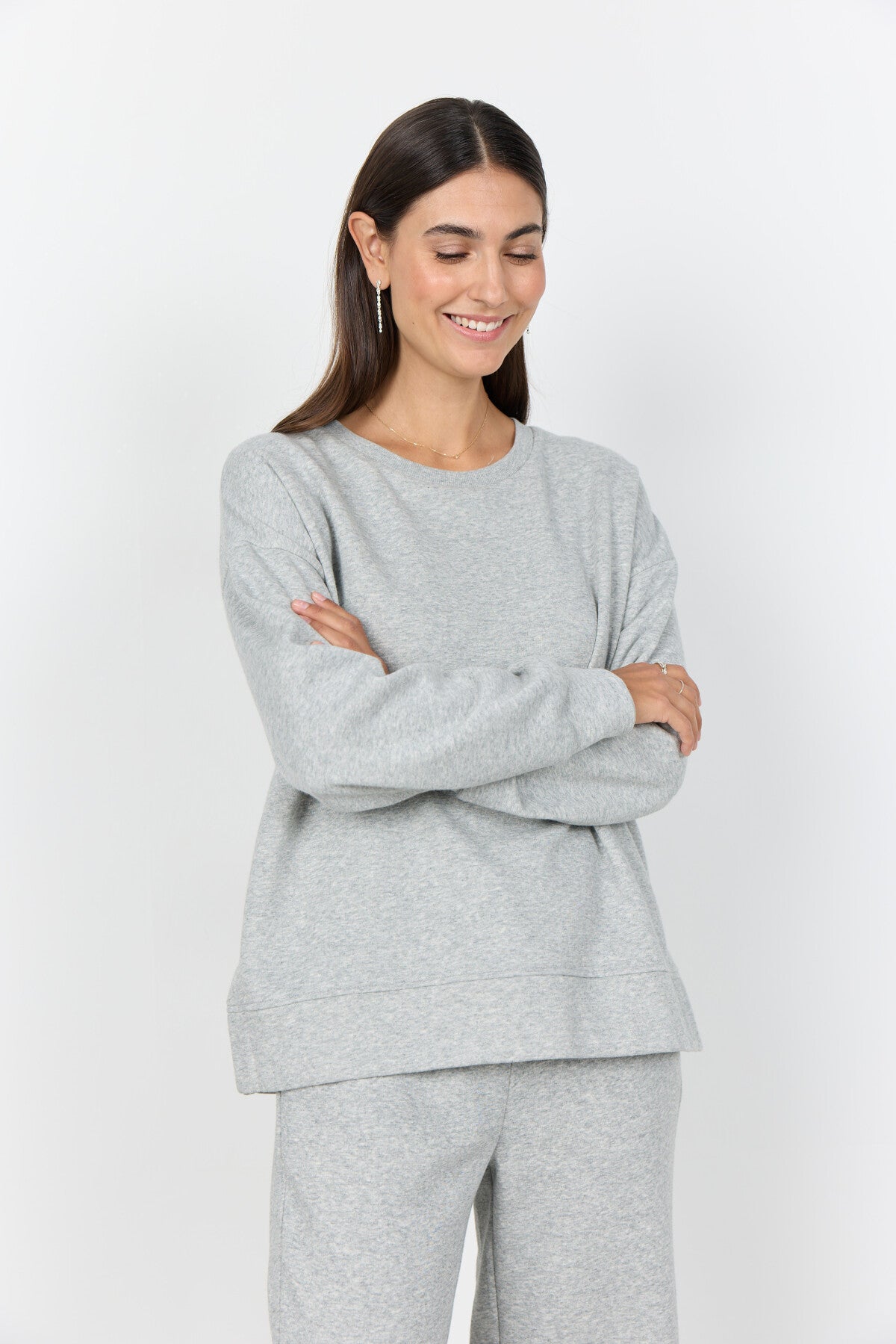 SC-ANGELIN 2 Sweatshirt Lys grå