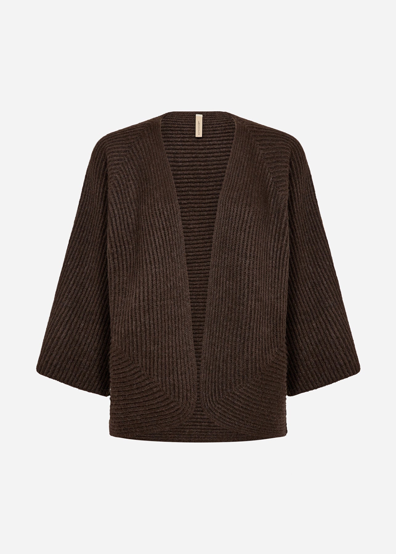 SC-SELEEN 1 Cardigan Mørk brun