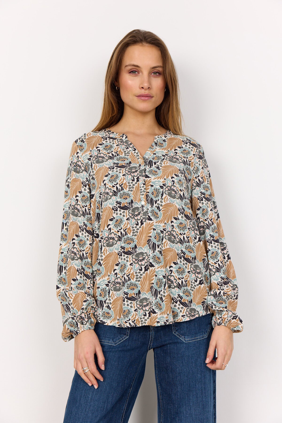 SC-PEARL 2 Bluse Støvet Grøn