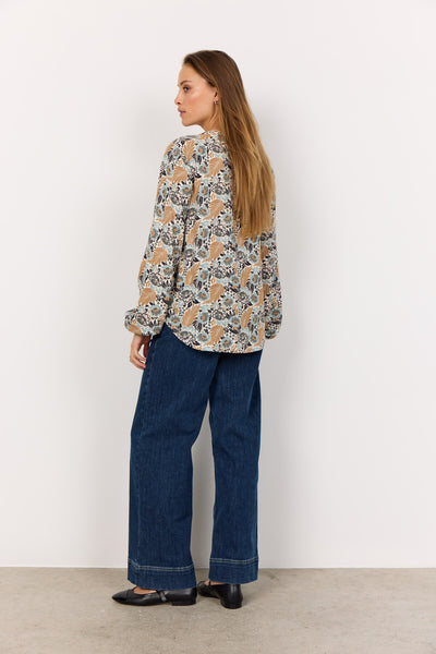 SC-PEARL 2 Bluse Støvet Grøn