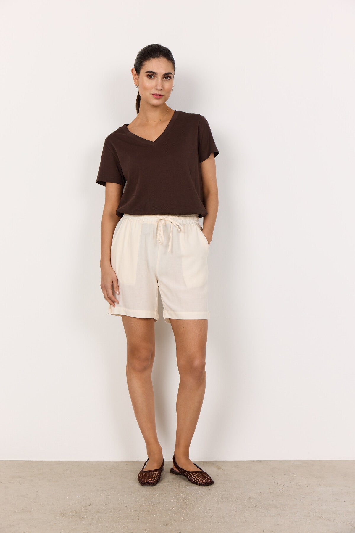 SC-RADIA 163-B Shorts Creme