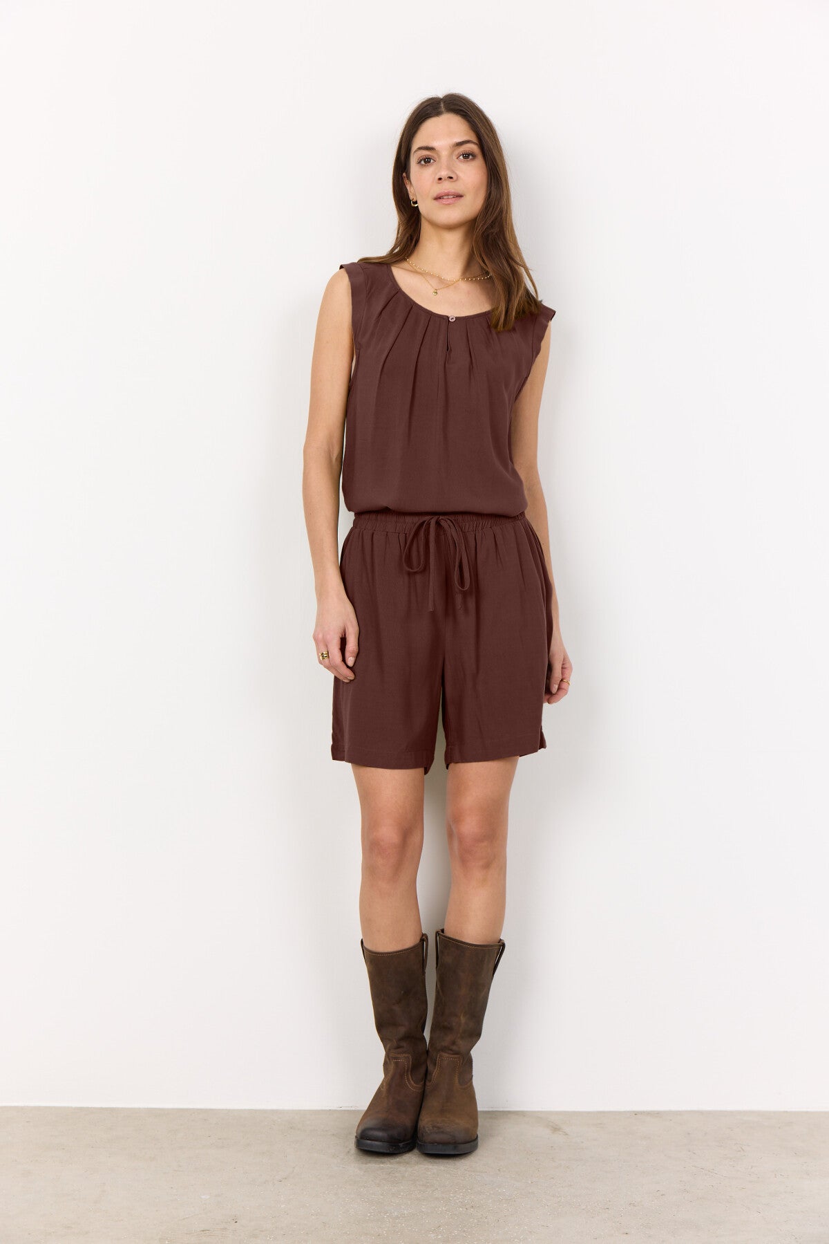 SC-RADIA 163-B Shorts Mørk brun