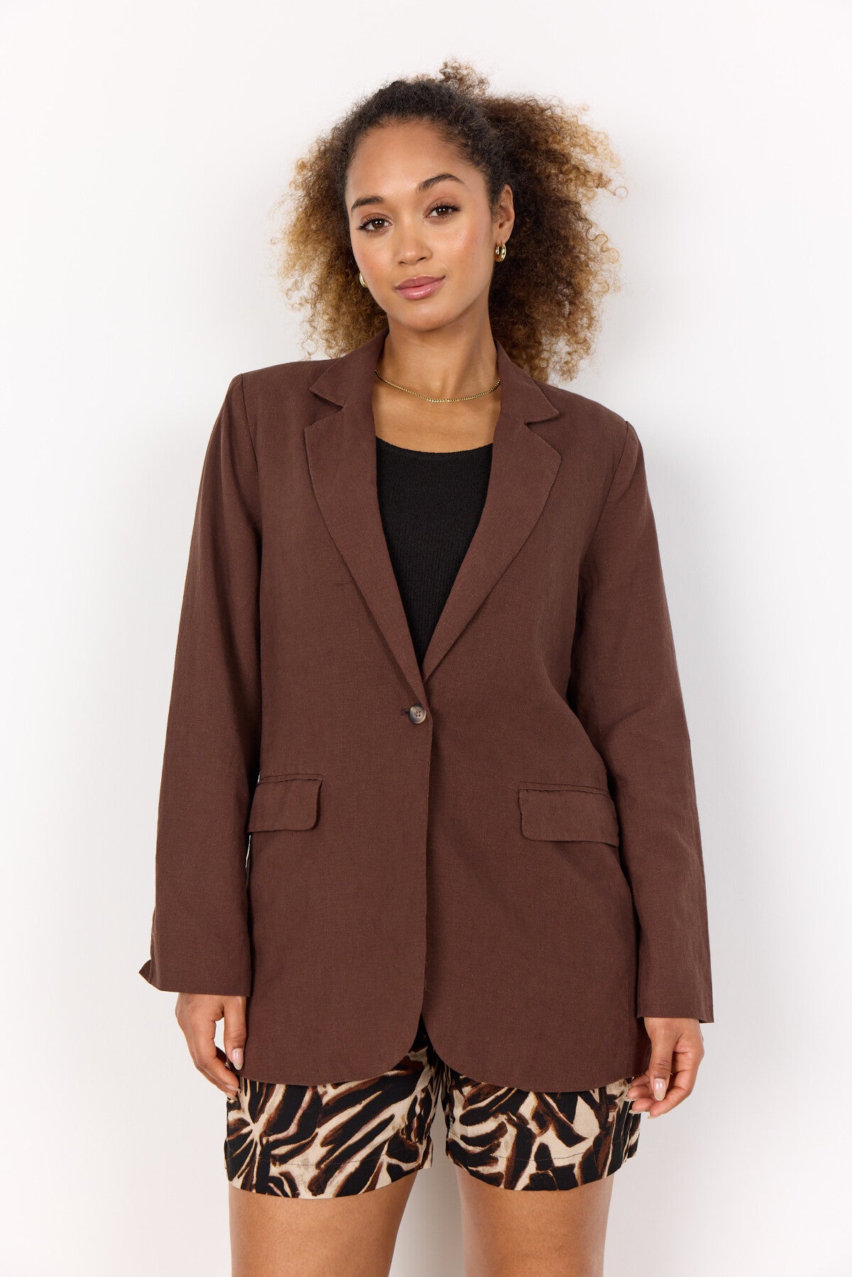 SC-INA 42 Blazer Mørk brun