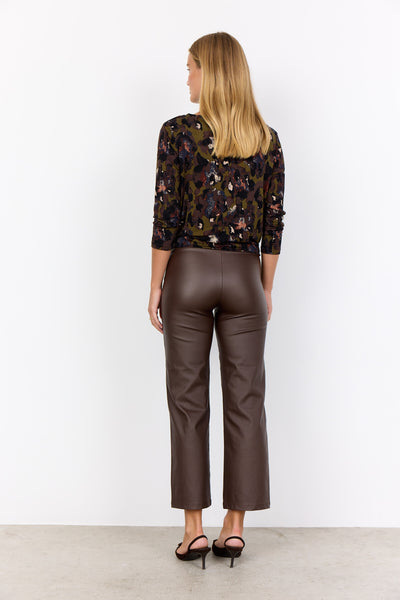 SC-MARICA AOP 342 Bluse Mørkegrøn