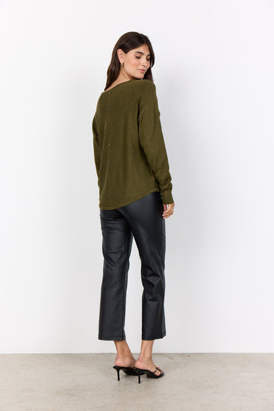 SC-DOLLIE 620 Pullover Mørkegrøn