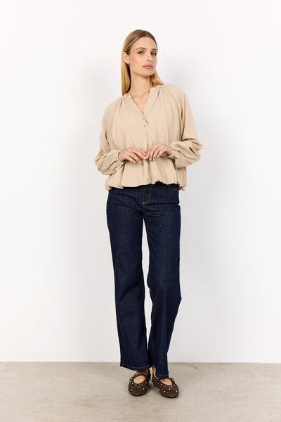 SC-SEVDA 1 Bluse Sand