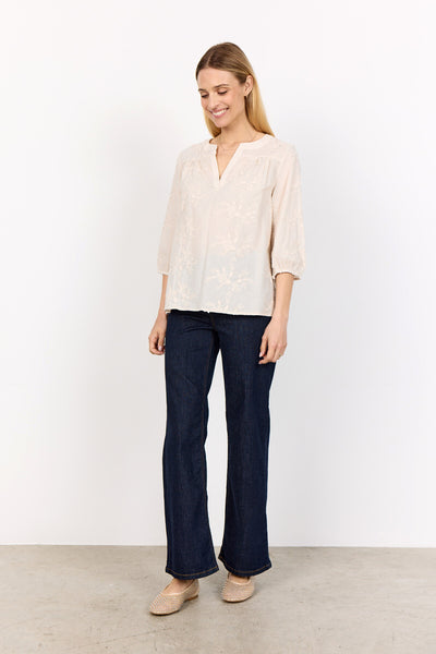 SC-SILVA 1 Bluse Creme