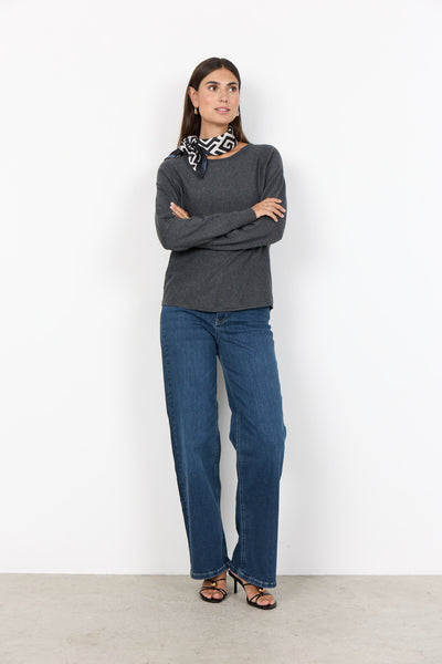 SC-DOLLIE 620 Pullover Mørk grå