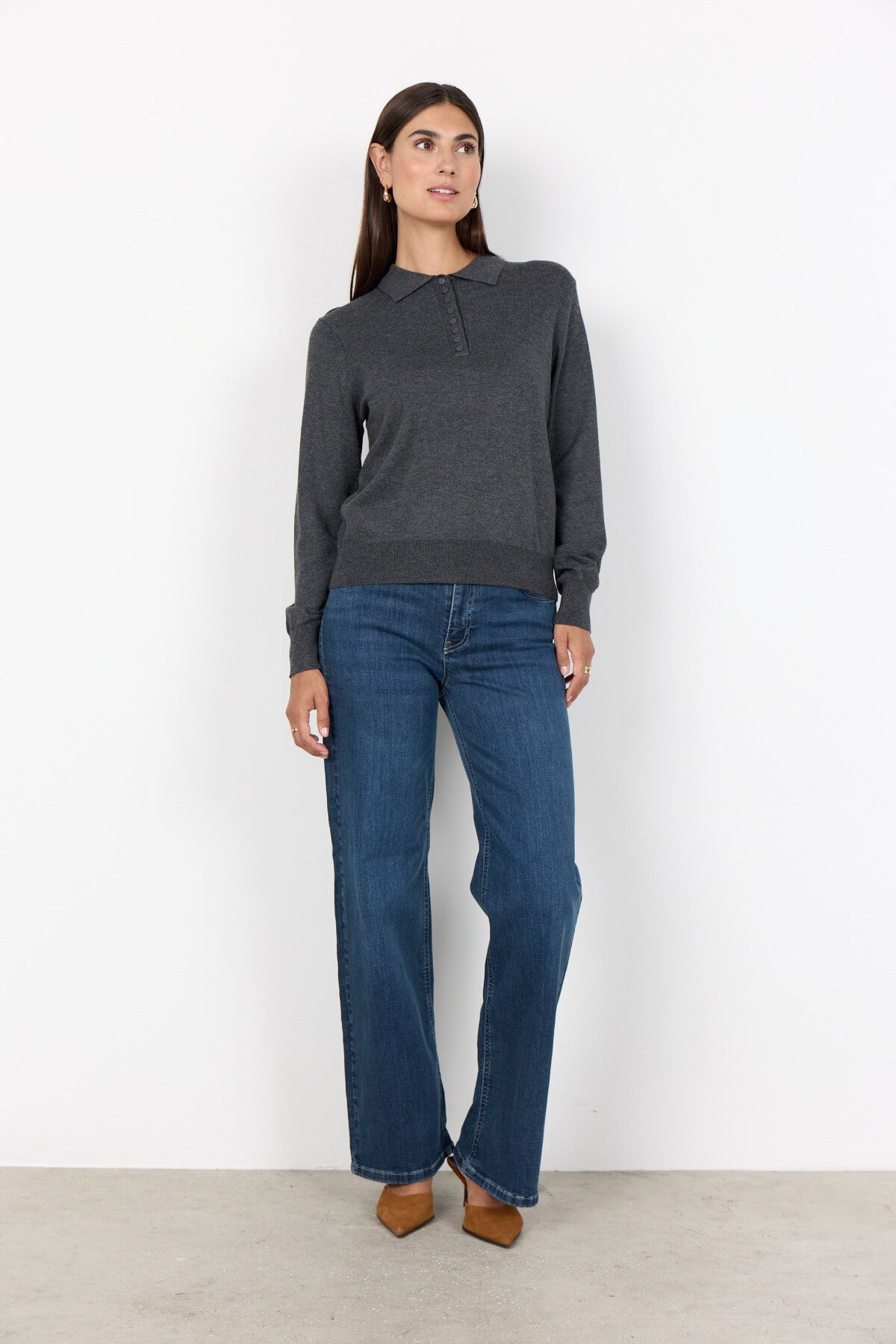 SC-DOLLIE 799 Pullover Mørk grå
