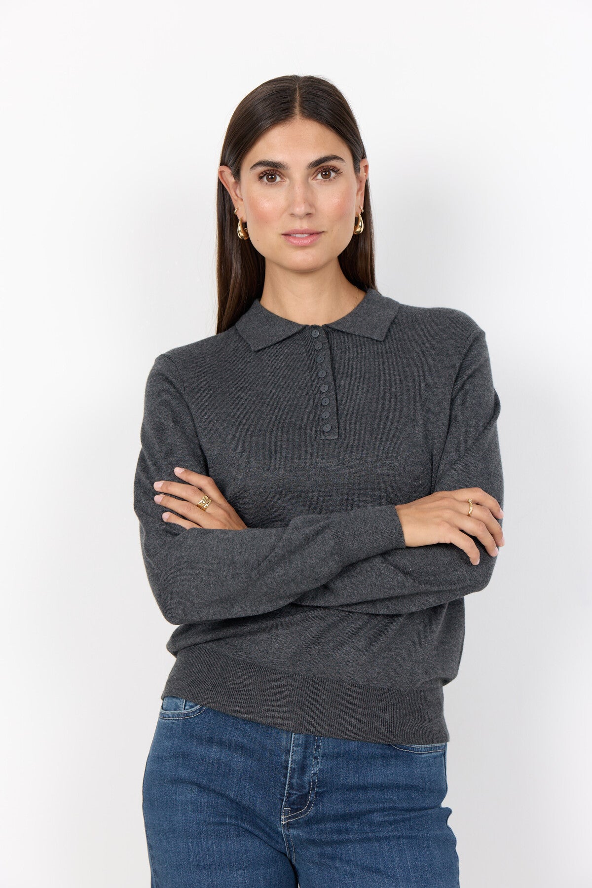 SC-DOLLIE 799 Pullover Mørk grå