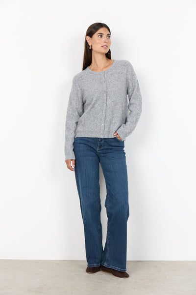 SC-VIKI 2 Cardigan Grå