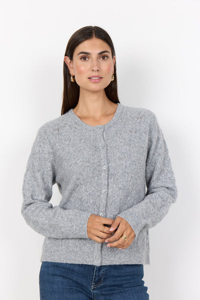SC-VIKI 2 Cardigan Grå