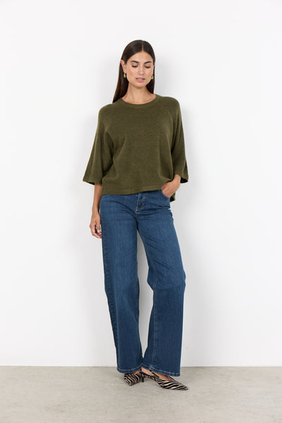 SC-ORLEAN 1 Pullover Mørkegrøn