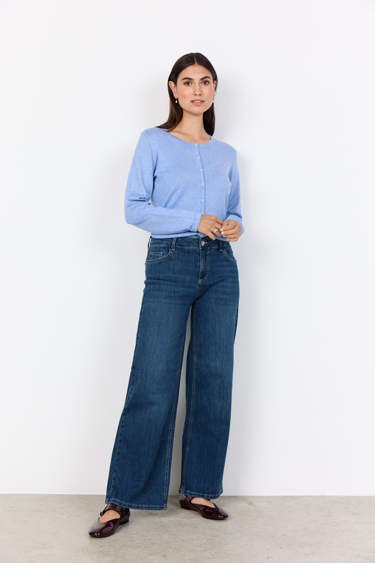 SC-DOLLIE 446 Cardigan Lyseblå