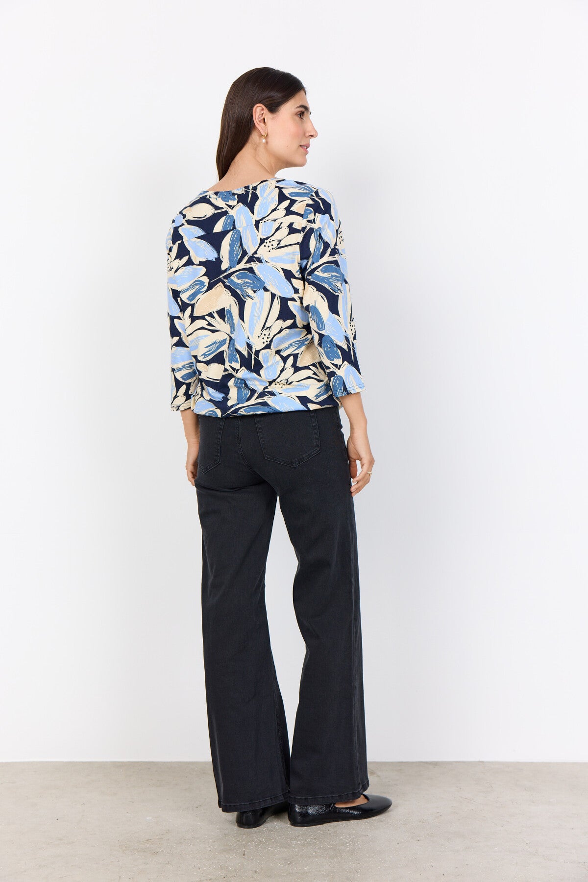 SC-FELICITY AOP 512 Bluse Lyseblå