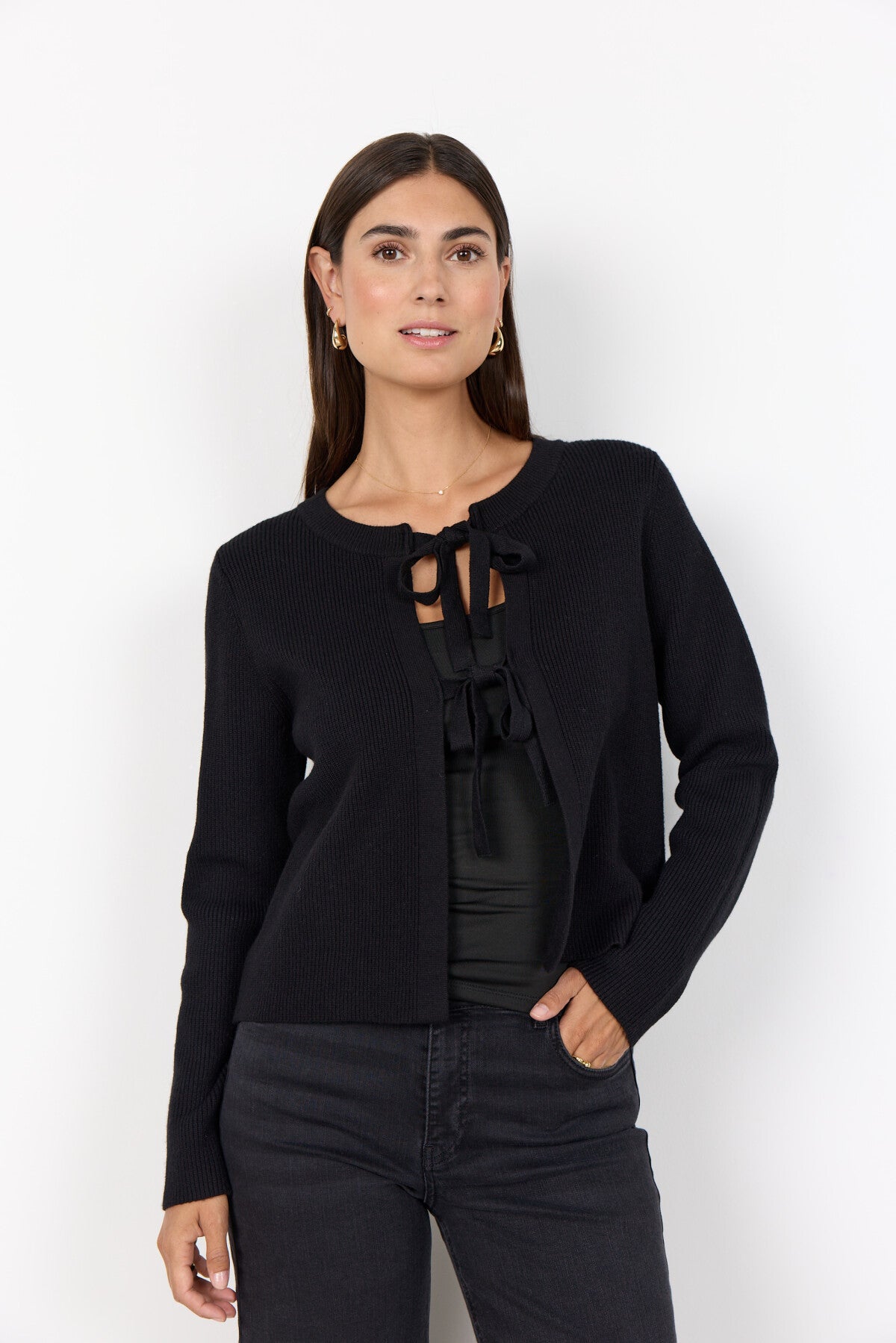 SC-KANITA 26 Cardigan Sort