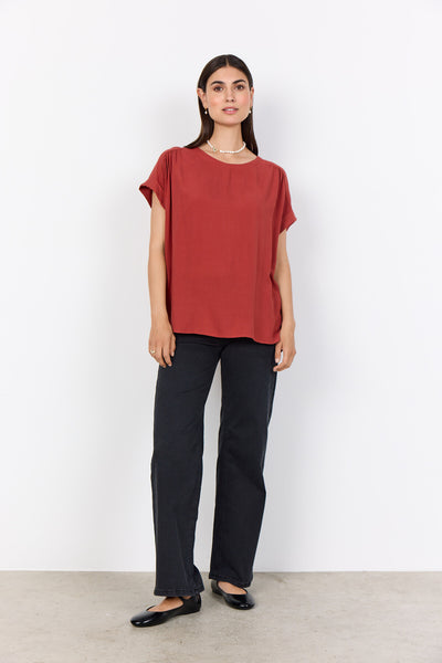 SC-RADIA 214 Bluse Mørk rød