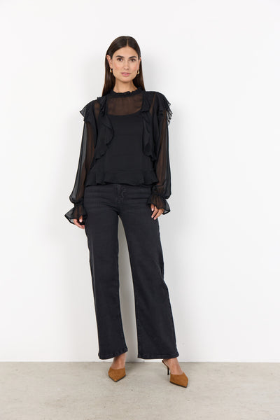SC-NAIA 3 Bluse Sort