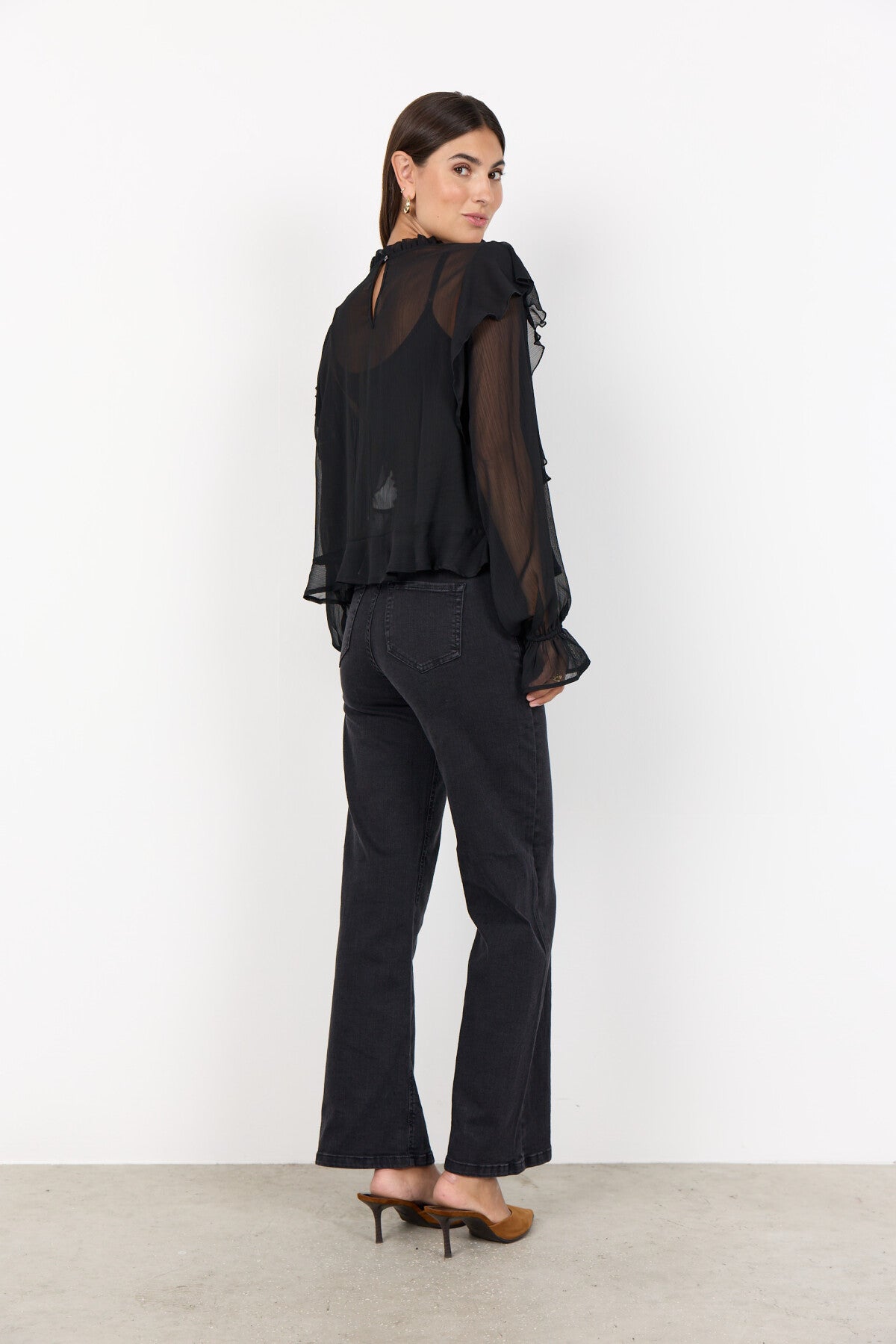 SC-NAIA 3 Bluse Sort