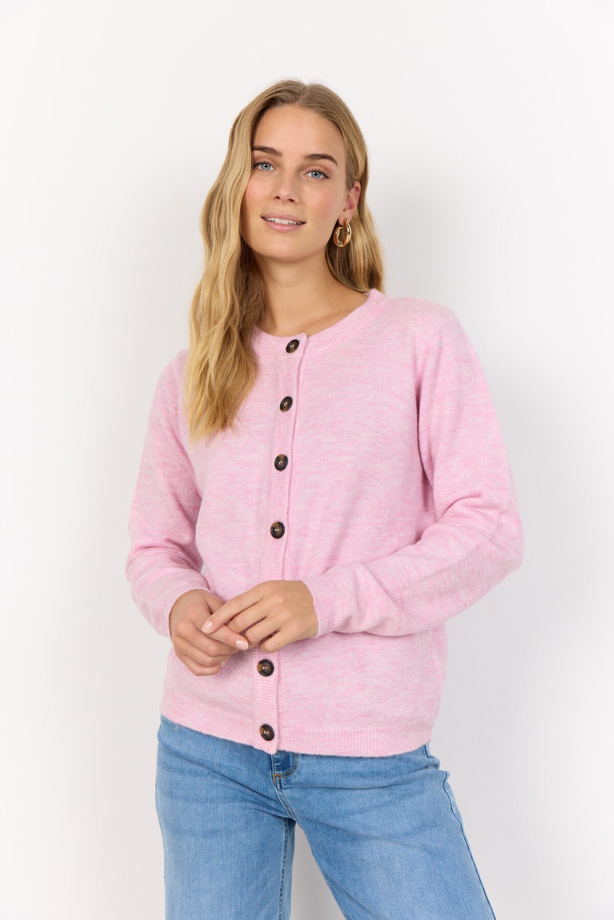SC-ORLEAN 2 Cardigan Lyserød