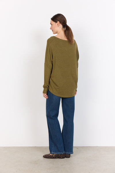 SC-BIARA 1 Bluse Oliven
