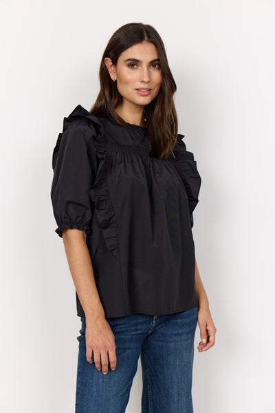 SC-NETTI 95 Bluse Sort