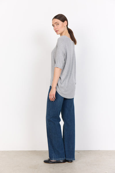 SC-BIARA 96 Bluse Grå