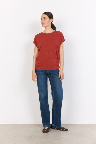 SC-SATINE 2 T-shirt Rød