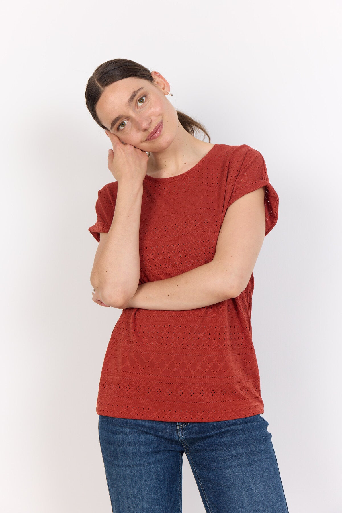 SC-SATINE 2 T-shirt Rød